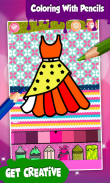 Dresses Coloring Book Glitter screenshot 3
