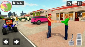 Pizza Delivery Games on Bike screenshot 0