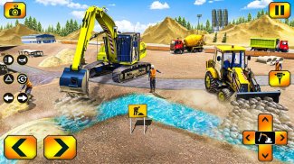 Sand Excavator Truck Driving Rescue Simulator game screenshot 3