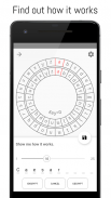 Caesar-Verschlüsselung und Chiffrierscheibe screenshot 3