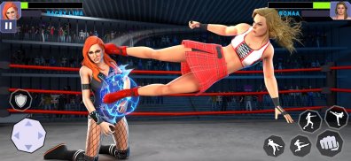 Women Wrestling Rumble: การต่อสู้ในสวนหลังบ้าน screenshot 11