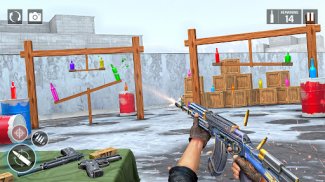 Offline Bottle Shooting Games screenshot 0