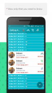 Call log Analyzer -ProVoxer ,Call History,Contacts screenshot 5