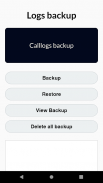 SMS , Call Logs , Contacts Bac screenshot 2