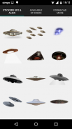 Put UFOs & Aliens stickers in screenshot 4