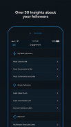 Reports+ Análise de seguidores para Instagram screenshot 4