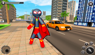 Stickman Mafia Rope Hero - Superhero Gangster Game screenshot 0
