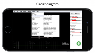 Electronic Circuit Simulator PRO screenshot 1