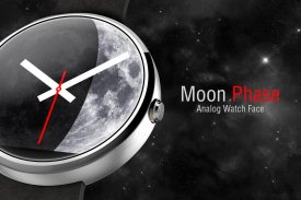 Moon Phase - Analog Watch Face screenshot 1