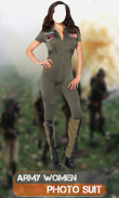 Army Women Photo Suit screenshot 3