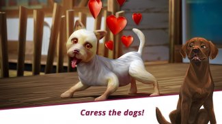 Dog Hotel - Play with dogs and manage the kennels screenshot 1