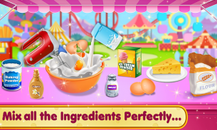 Doll Ice Cream Cake Baking screenshot 0