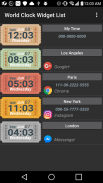 World Clock Widget screenshot 1