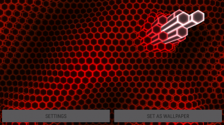 Neon Cells Particles 3D Live Wallpaper screenshot 1