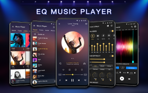 Pemutar Musik & Pemutar Audio dengan Equalizer screenshot 4