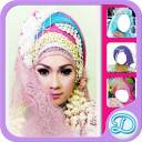 Modern Bridal Hijab Selfie Icon