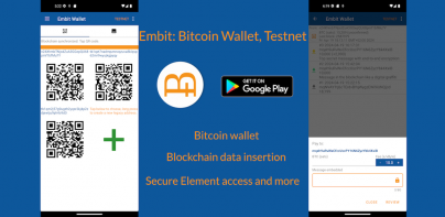 Embit: Bitcoin Wallet, Testnet