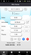 Horas Extra - Control Horario screenshot 2