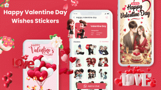 Valentines Love Stickers Emoji screenshot 0