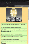 Investment Tips And Ideas screenshot 1