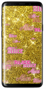 Glitter My Name Live Wallpaper screenshot 1