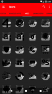 Half Light Black Icon Pack ✨Free✨ screenshot 12