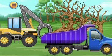 مركبات البناء والشاحنات - ألعاب للأطفال screenshot 6