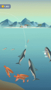 开心钓鱼 - 钓大鱼吃小鱼游戏,海上运动钓鱼模拟器 screenshot 8