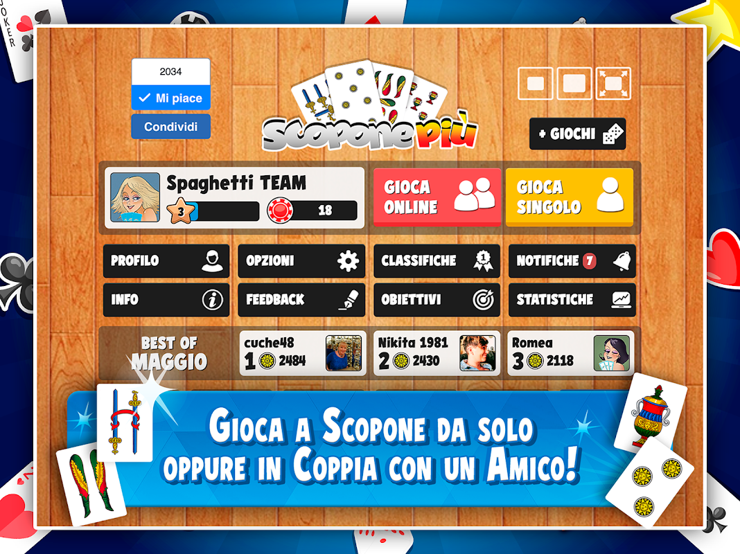 Scopone Più – Card Games - APK Download for Android | Aptoide