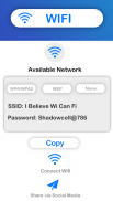 WiFi QR Code Scanner: Gerador de código QR WiFi screenshot 4