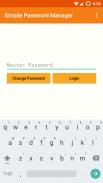 Simple Password Manager screenshot 1