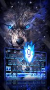 Howl Wolf Keyboard Theme screenshot 1