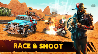 Dead Paradise Car Race Shooter screenshot 0