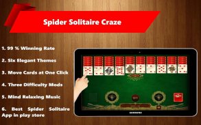 Spider Solitaire Craze screenshot 3