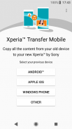 Xperia Transfer Mobile screenshot 0