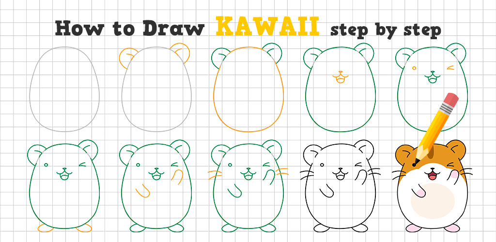Download do APK de como desenhar Kawaii para Android