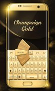 Champaign Gold Go Keyboard Theme screenshot 0