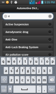 Automotive Dictionary screenshot 1