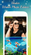 Underwater Photo Editor with aquarium photo frame screenshot 0