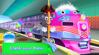 Baby Boy Modern Train Clean Up screenshot 4