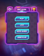 Tetris game Block Puzzle Glow Breaker screenshot 2