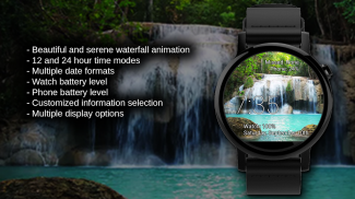 Watch Face Waterfall Wallpaper screenshot 3