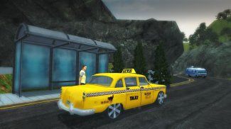 3D Taxi Driver - Hill Station screenshot 6