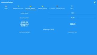 CalcForMe - discount, margin, markup, percentage screenshot 6
