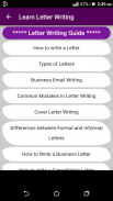 Learn English Letter Writing w screenshot 3