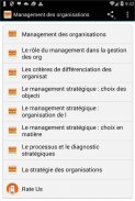 Management des organisations screenshot 2