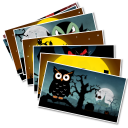 Halloween greetings cards Icon
