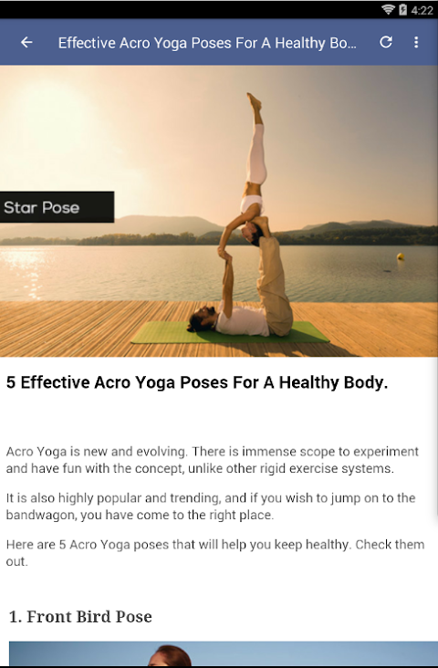 6 Effective Acro Yoga Poses For A Healthy Body