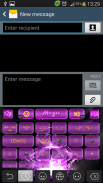 Purpurowy Magia Keyboard screenshot 6