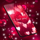 Love Hearts Live HD Wallpaper Icon